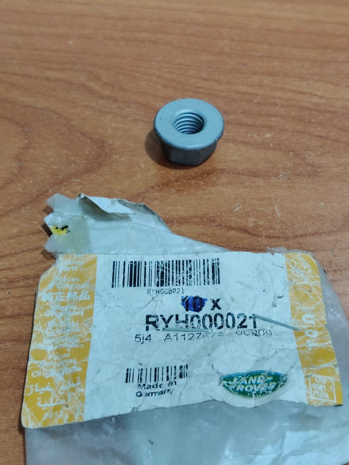 Land Rover RYH000021 Flanged Nut Genuine Defender Discovery 1983-2016