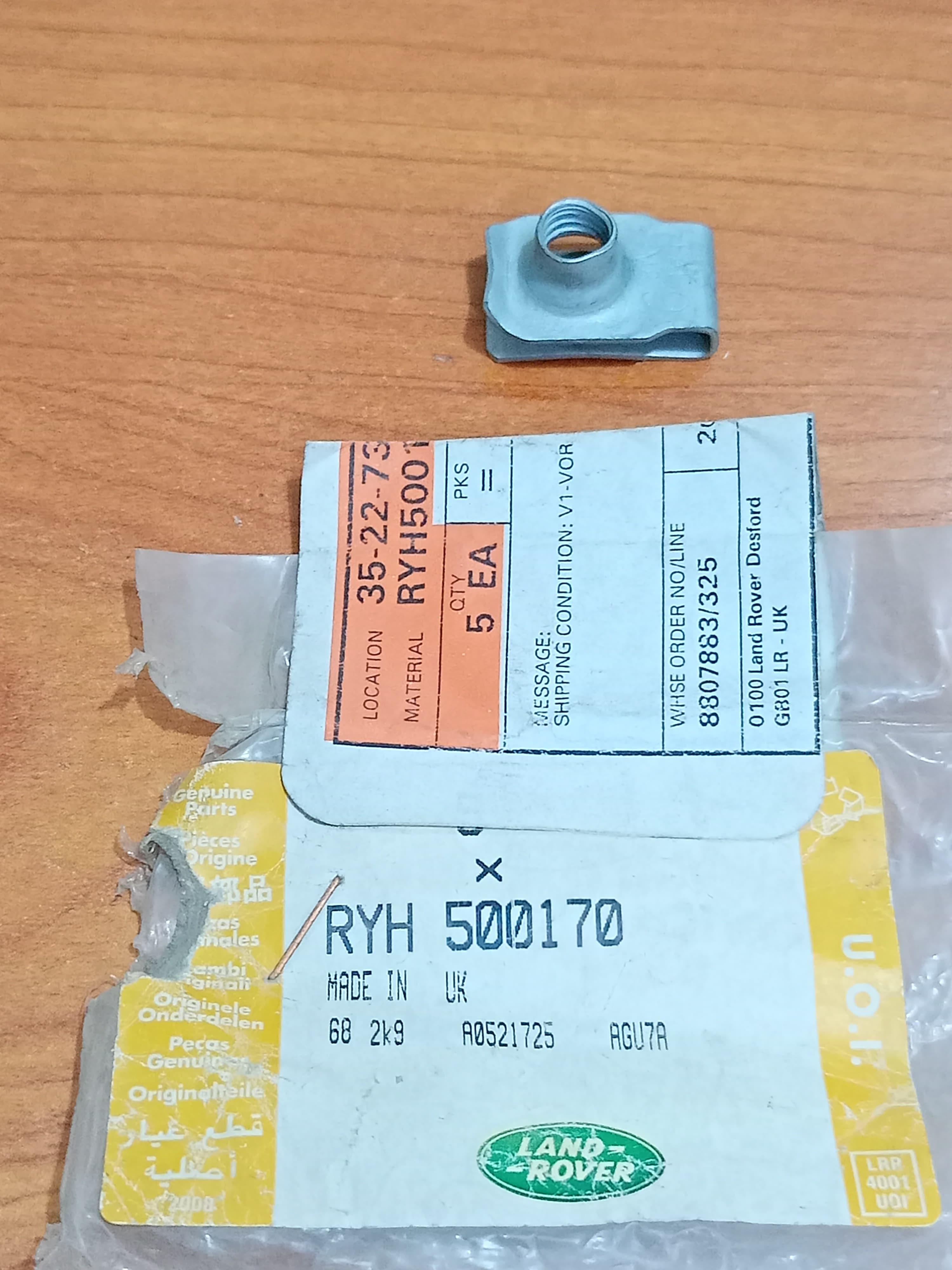 Land Rover RYH500170 Nut Discovery 3 2005-2009