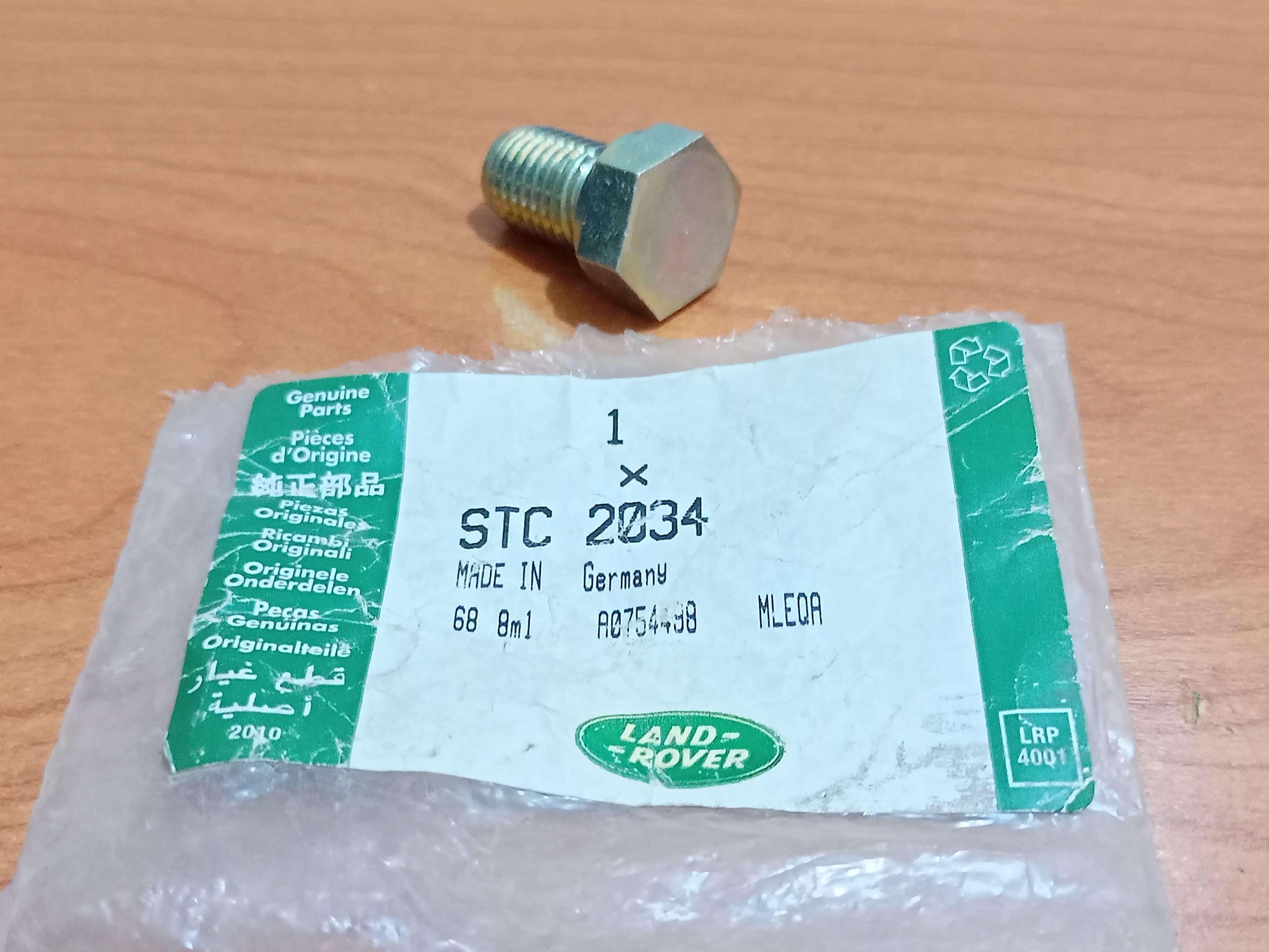 Land Rover STC2034A Engine Sump Plug Range Rover 1994-2002