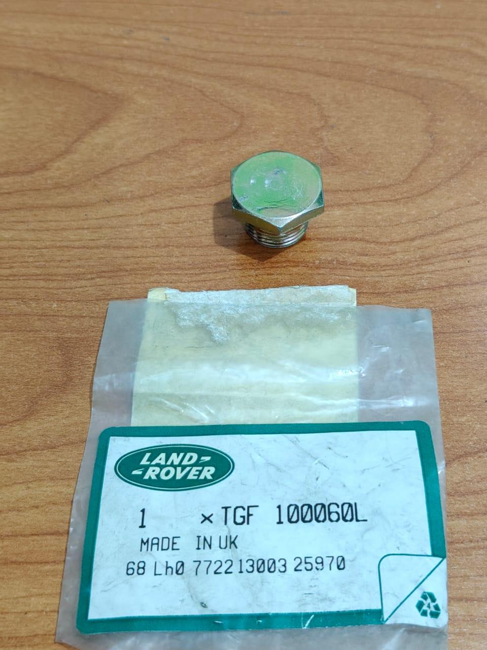 Land Rover Drain Plug TGF100060L Freelander 1996-2006