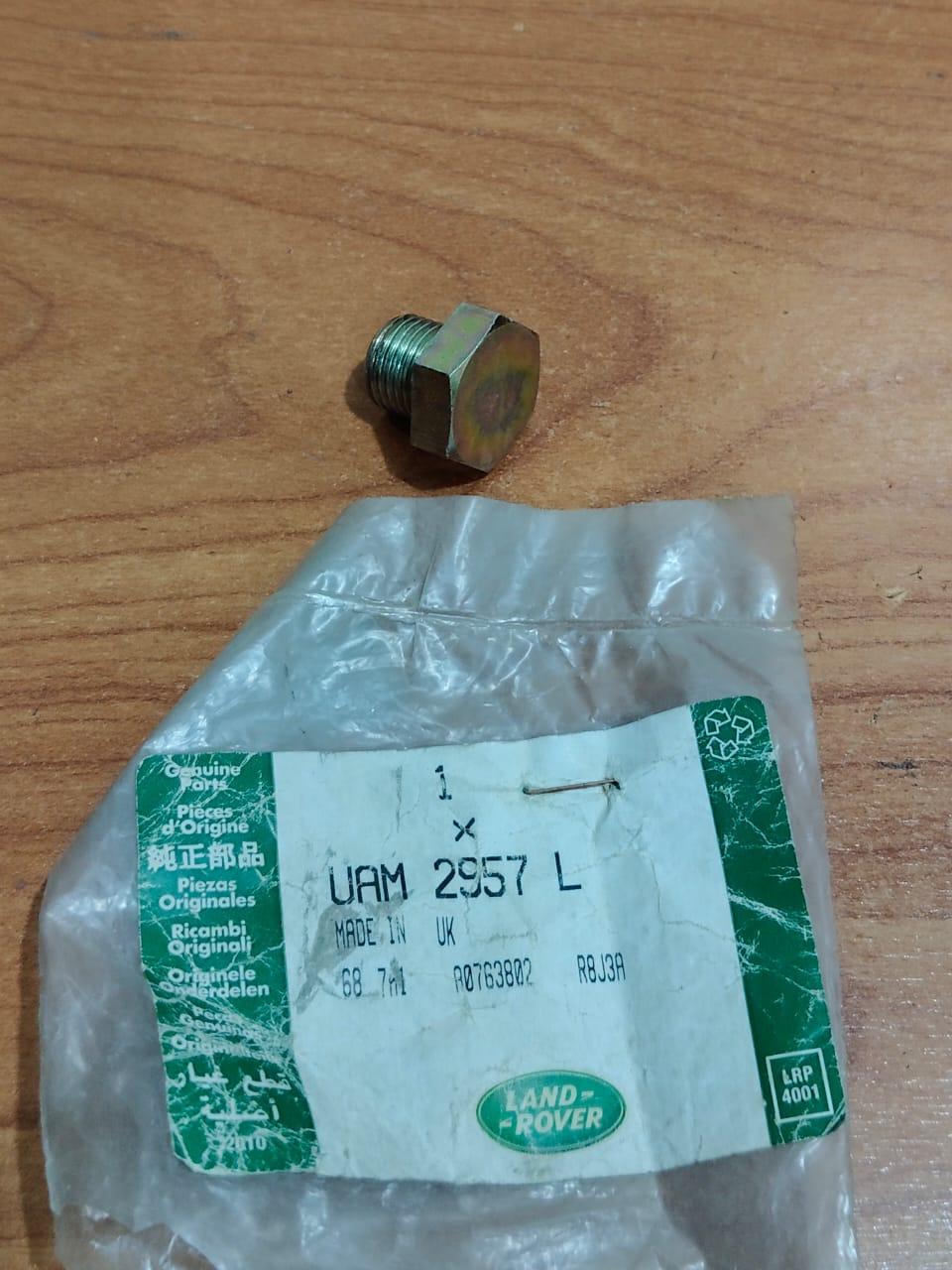 Land Rover UAM2857L Oil Pan Drain Plug Genuine Range Rover P38