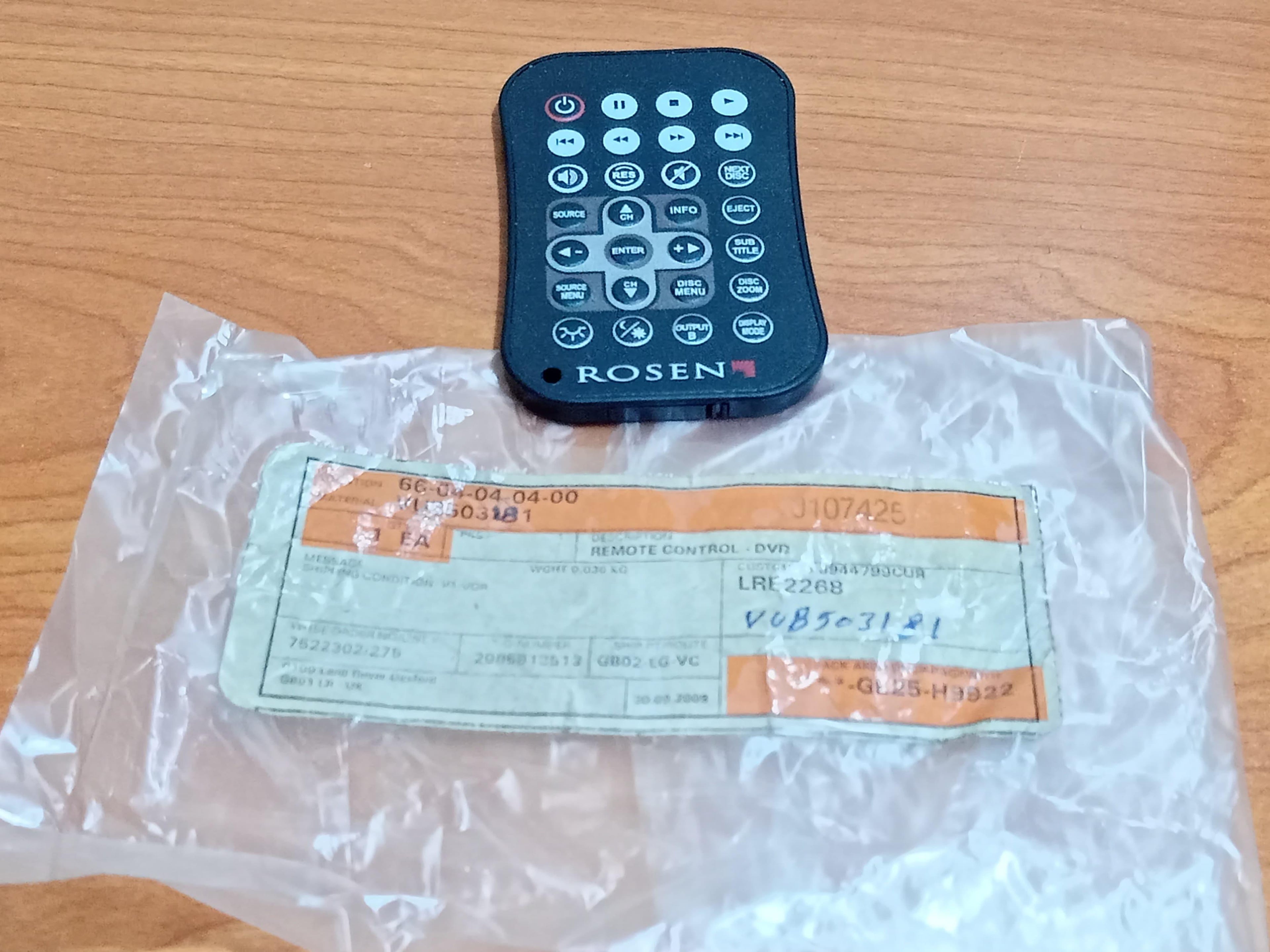 Land Rover VUB503181 Remote Control System Discovery 3 2005-2009
