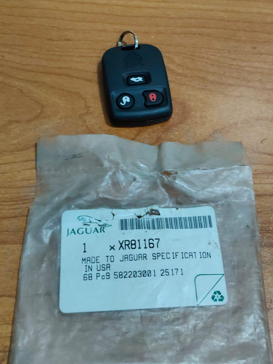 JAGUAR XR81167 S-Type X-Type Keyless Entry Remote Fob Transponder Ignition Blank