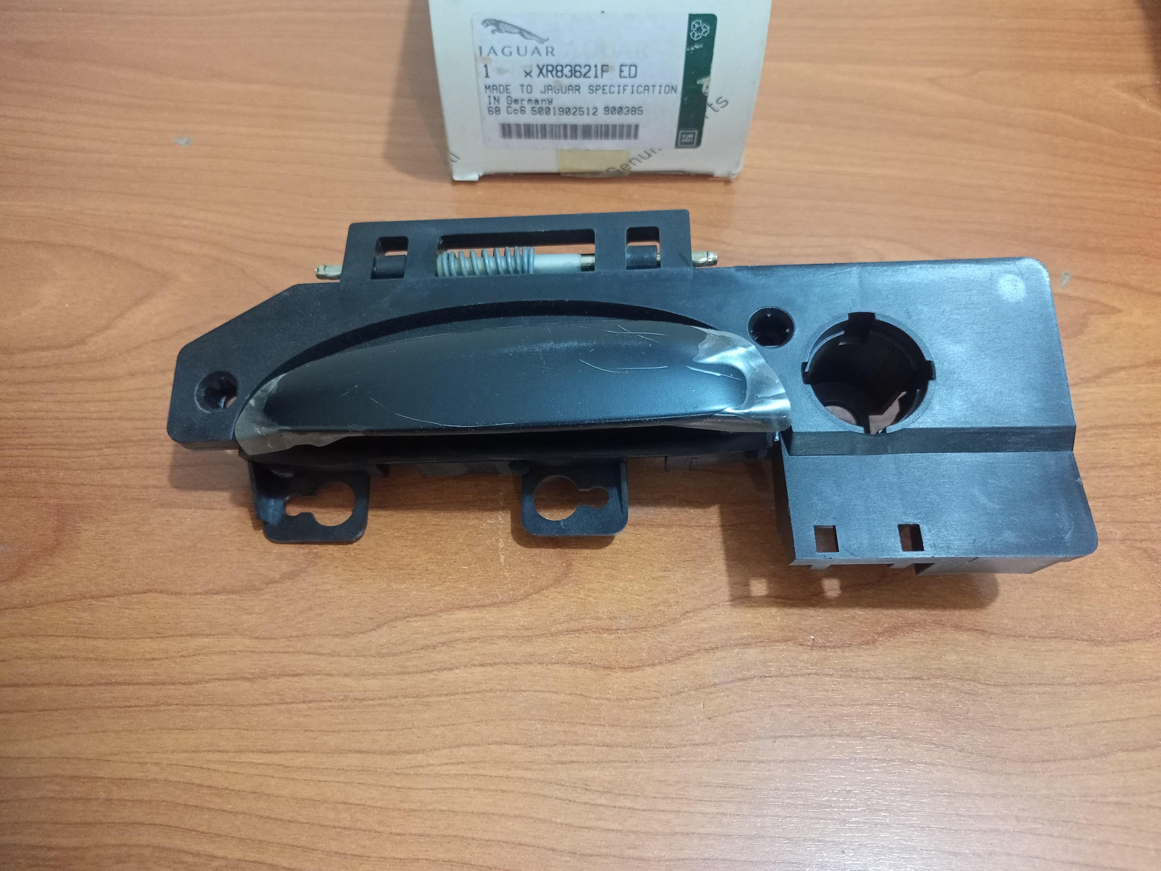 JAGUAR XR83621PED S-Type Exterior Front Left LH Door Handle Assembly Platinum Silver
