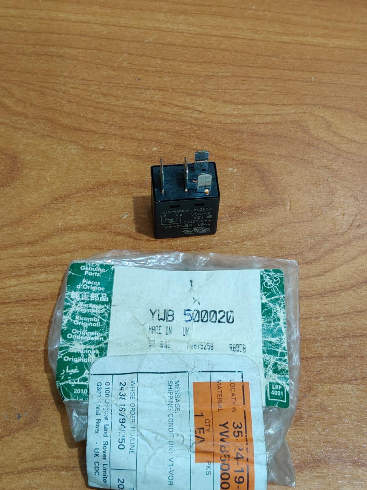 Land Rover YWB500020 20A 4-Pin Micro Relay Discovery 3,4 2004-2016